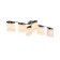 Ceiling chandelier BICE 6x40W E14 Chrome 39x88x20cm