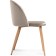 ALDO Metal Carcass stained metal/velor, natural/beige 50x50x77.5 cm
