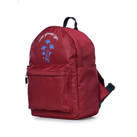 Youth backpack, synthetic fabric, 260x345x120 cm, Bordeaux-1