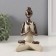 Polystone souvenir "Girl on yoga - simplicity" for bronze 9x13x19.5 cm