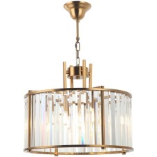 Crystal Suspend Crystal 4XE14 40W, size 40x40x52-150 cm, bronze color