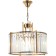 Crystal Suspend Crystal 4XE14 40W, size 40x40x52-150 cm, bronze color