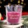 Candle in a glass aromatic "frosty cherries", 6.5x8 cm, burgundy