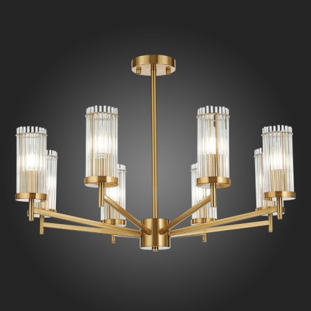 Ceiling Ceiling ST LUCE. SL1233.302.08. Bitonto. 8x60 watts, E14, 76x76x50.7 cm, brass color-2