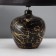 Traffic lamp with lampshade Risalux "Sarin", E27, 40 W, black-gold, 30 × 30 × 39.5 cm