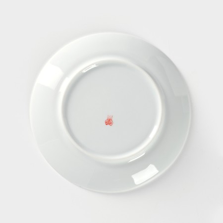 Porcelain plate "Points", D = 17.5 cm-3