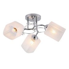 Ceiling light ESCADA, 1105/3PL. 3x40W, E27, 500x500x230 mm, chromium color