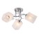 Ceiling light ESCADA, 1105/3PL. 3x40W, E27, 500x500x230 mm, chromium color