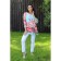 Female blouse, size 44, pink color