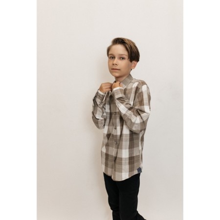 Surchachka upper for ISee boys, height 146-152 cm, beige color-5