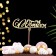 Topper wooden "with an anniversary" gold, mix, in the packing 5 different, give beautifully