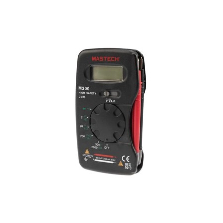 MASTECH M300 multimeter, diode test, "call" mode, indication of overload, polarity-2