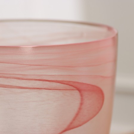 Flower pot with pallet No. 5 alabaster pink 3 l-2