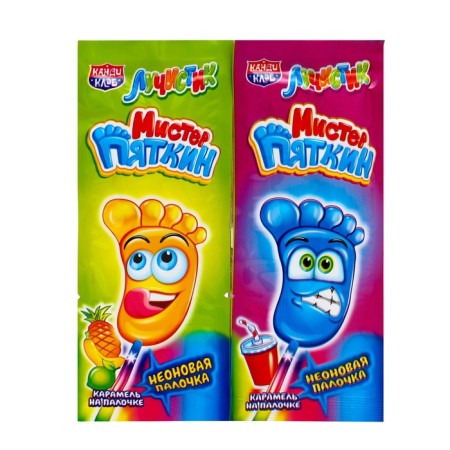 Caramel on a stick with an explosive caramel and a tattoo "Mr. Pyatkin", Assorted, 8 g-11