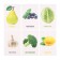 Developing cards "Vegetables, fruits and berries"
