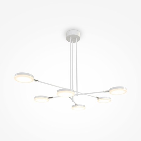 Suspension lamp Maytoni Mod070PL-L36W3K, 6XLED, 40W, 55x89x61 cm, 2500lm, white color