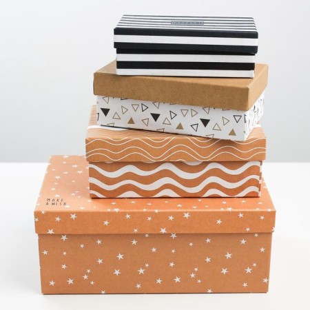 Set of boxes 10 in 1, gift packaging, “universal”, 12 x 7 x 4 - 32.5 x 20 x 12.5 cm-6