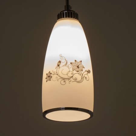 Bayerlux lamp "Sylvia" E27 40W chrome 11x11x22-110 cm-3