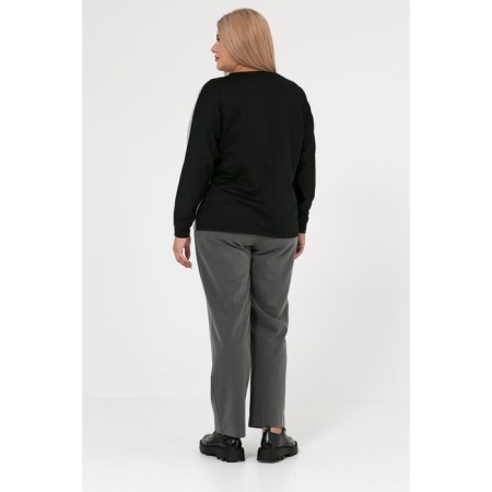 Female jumper, size 54, black color-3