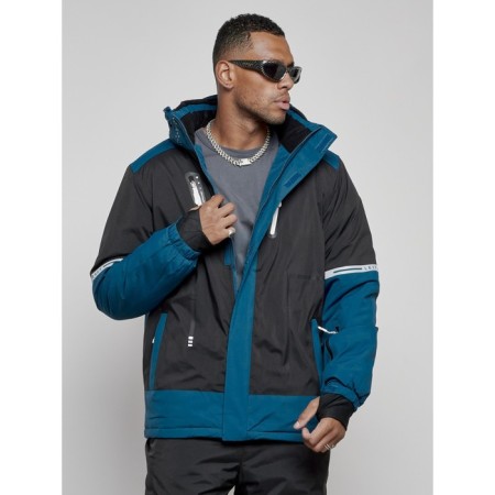 Male winter ski costume, size 56, black color-6