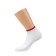 Women's socks Mini Fresh with a double elastic band, size 39-41, Bianco color