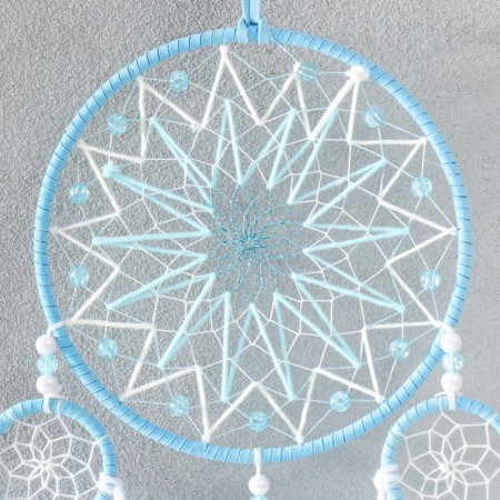 Dreams of 5 rings "Multiciper Star" Blue-and-Great D = 5, 9 and 16 cm 16x66 cm-1
