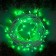 Garland “thread” 10 m, IP44, UMS, white thread, 100 LED, Green glow, 220 V