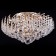 Chandelier Maytoni Dia120-06-G, 6HE14, 40W, 41x41x24 cm, color gold