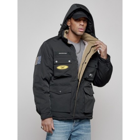 Male Winter jacket, size 52, black color-12