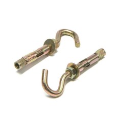 Steelrex anchor bolt, with a hook, galvanized, 10x50 mm, 50 pcs