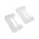 Czech capture straps, white, set 2 pcs