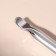 Silver masks brush, silicone, with a spatula, 14 (+/- 1) cm, silver/white color