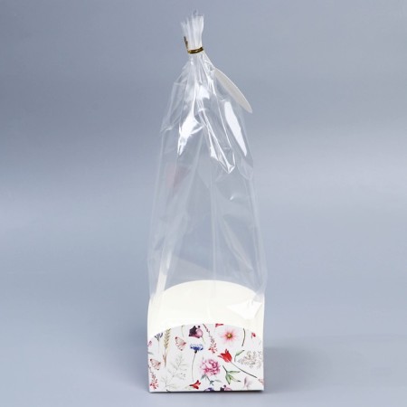 Gift package with a box, packaging, "inspire", 12 x 12 x 40 cm-2