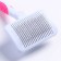 Pucrheck with self-cleaning without drops, 8.5 x 15.5 cm, white-pink