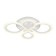 LED ceiling LED with Ambrella Light, Original, Fa520, 4XLED, 66 W, 4970LUM, 3000-6400K, white color, white