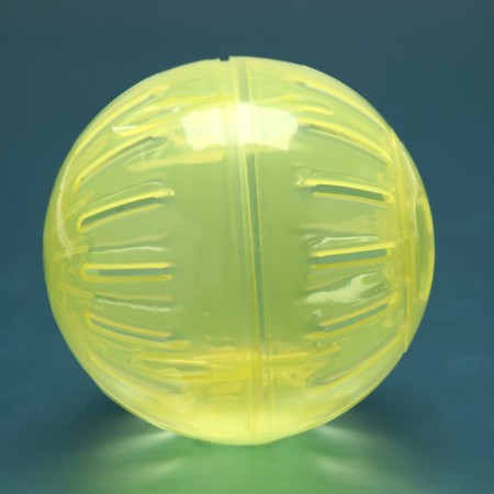 A ball for rodents 10 cm, yellow-4