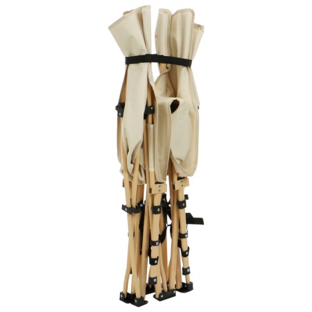 Folding folder 190 x 71 x 38 cm, up to 120 kg, beige color-10