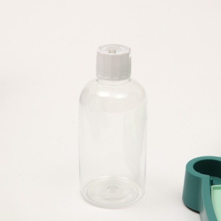 Metal bowl on a plastic base, 31.8 x 20 x 14 cm, green-5