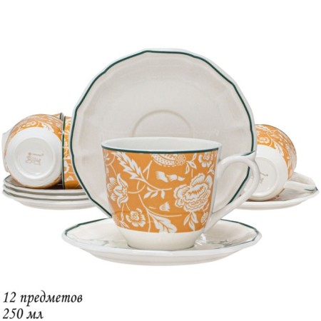 Tea set of Lenardi "Adonis", 12 items