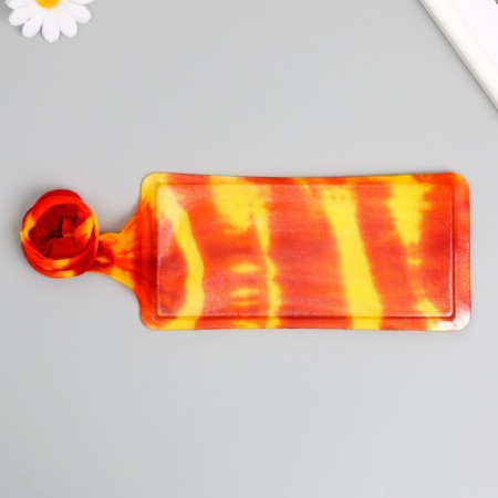 Kapron for flowers two-tone "orange-red" 50 cm-2