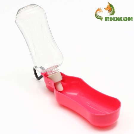 Walking shape curly, 500 ml, with soft nose, red