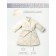 Пальто стёганое для девочек AmaroBaby TRENDY, рост 128-134 см, цвет молочный