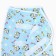 Velcro coconn, height 50-62 cm, culinary, blue color, print mix