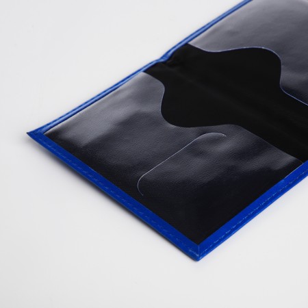 Cover for passport, blue color-4