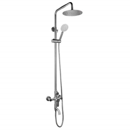 The shower system Fashun A52401-3, pour 118 mm, with a tropical shower, hand watering can, satin