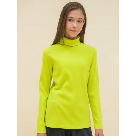 Jumper for girls, height 128 cm, yellow color-1