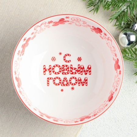 Ceramic Gingerbread Salenik, 14.8x14.8x6.5 cm, white color-1