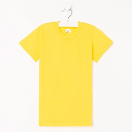 T -shirt for nursery, yellow color, height 116 cm-4