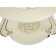 Grazia coffee table (c), 580x580x490, ivory/gold