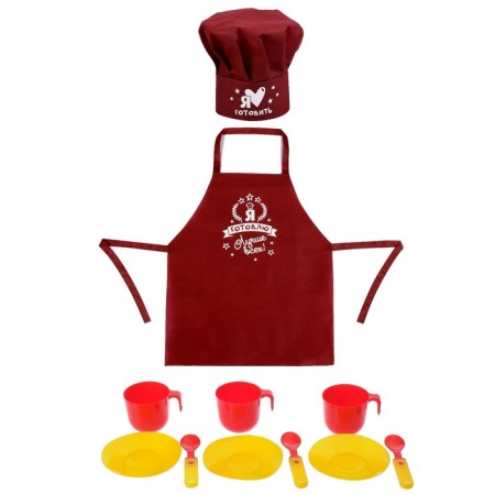 Game set "Chef" with apron and accessories-8